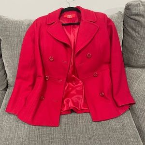 Anne Klein wool pea coat